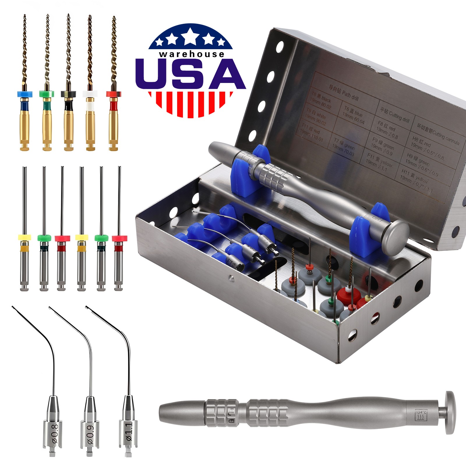 Dental Endo Root Canal Files Extractor Endodontic Broken File Removal System CE