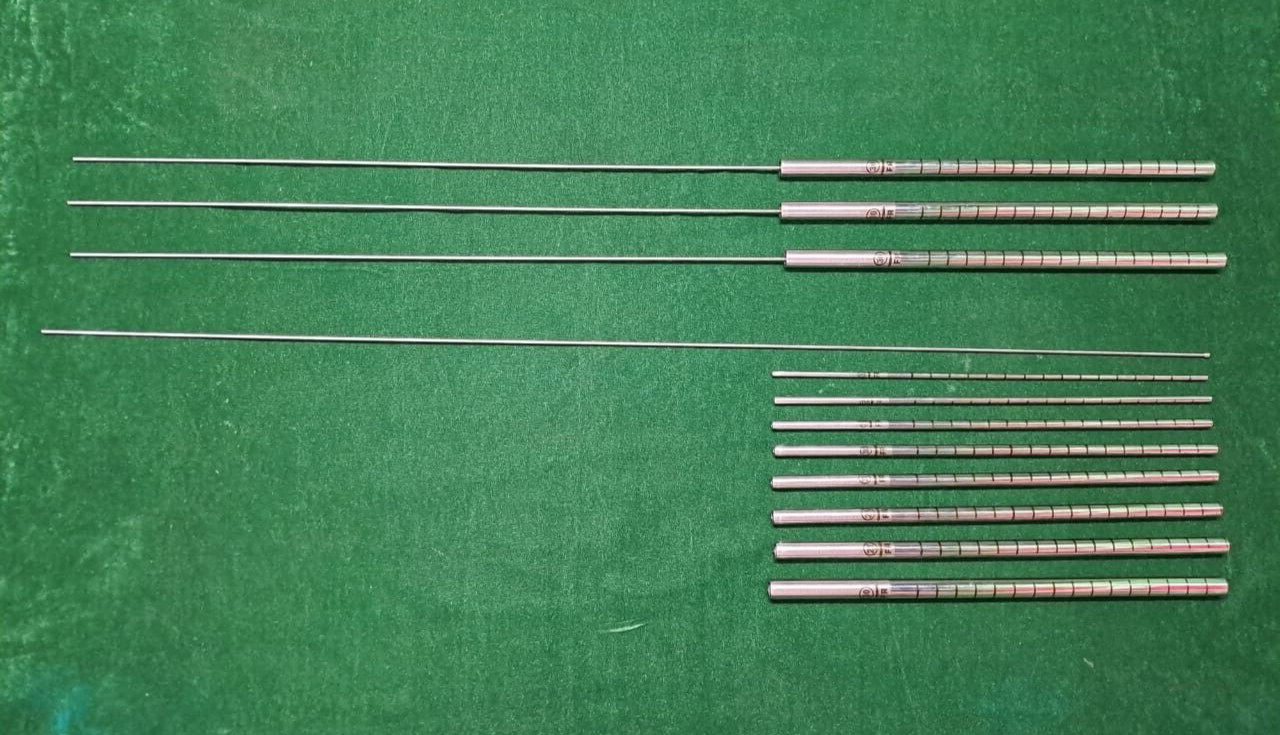 4 Set Laparoscopic PCNL/Alkine Telescopic Metal Dilator Set Reusable Instruments
