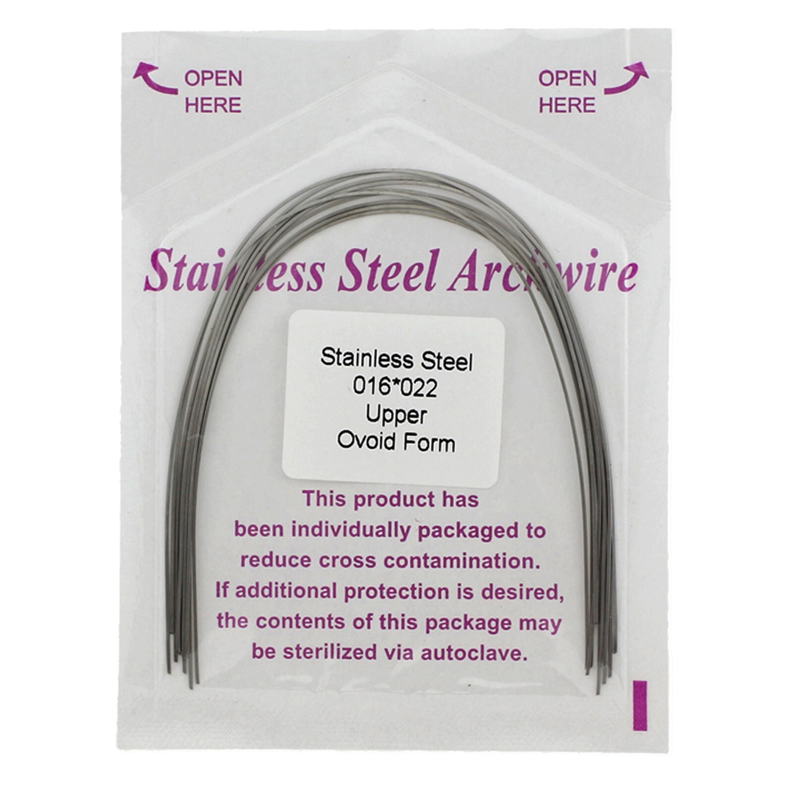 arcos de ortodoncia Orthodontic Arch Wire NiTi Stainless Steel Acero Inoxidable