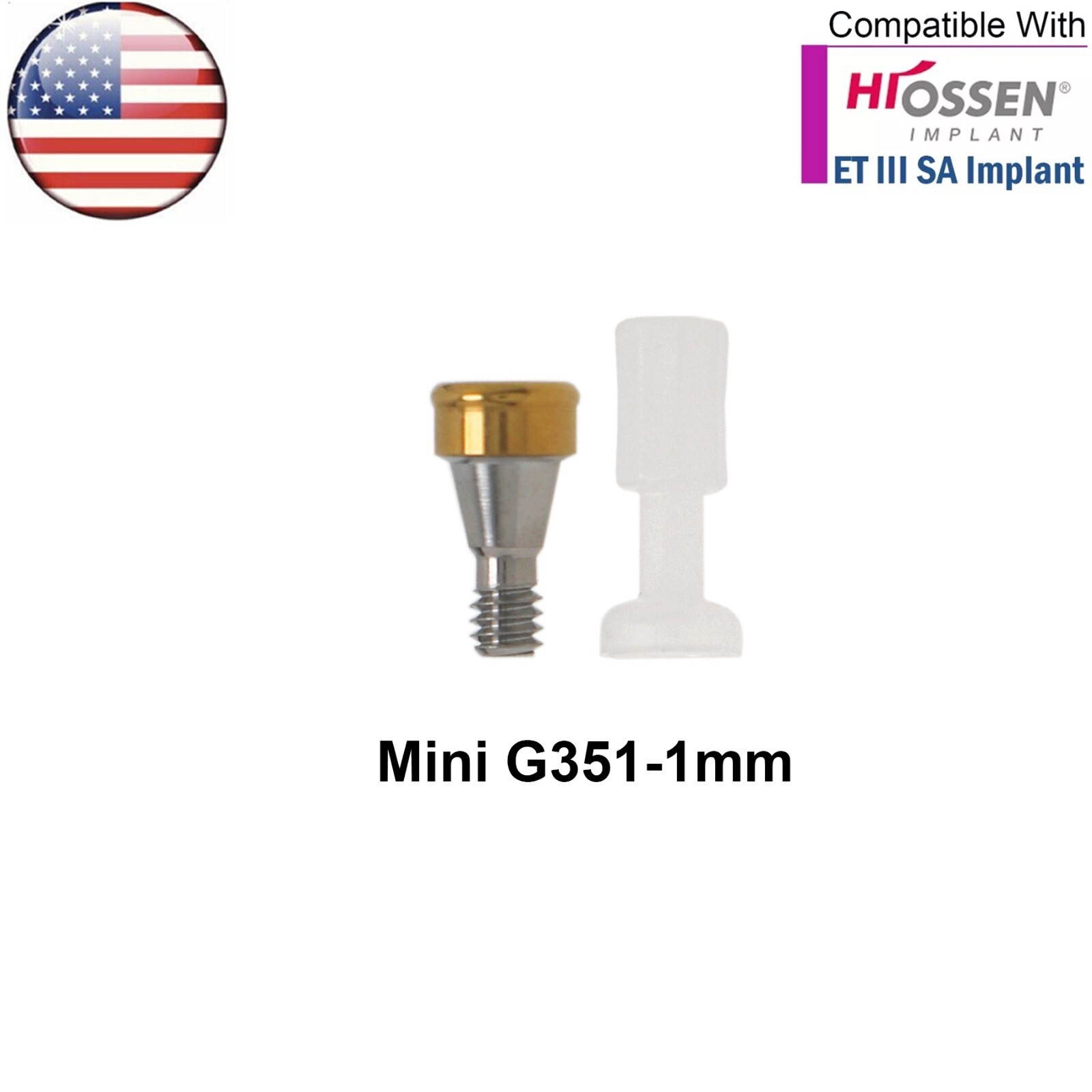 US Dental Locator Abutment for Hiossen ET III SA Fixture Mini/Regular Platform