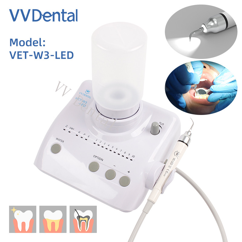 Dental Ultrasonic Scaler with LED Detachable Cable Standard Version Handpiece