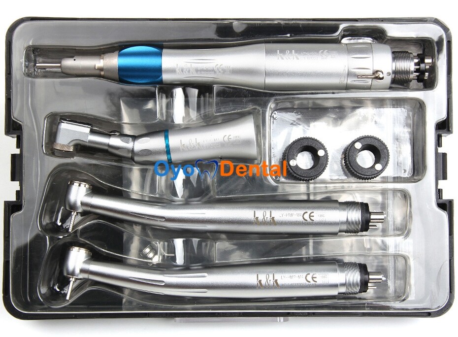 Greeloy Portable Dental Unit GU-P206 + Scaler + Curing Light + Handpiece Kit