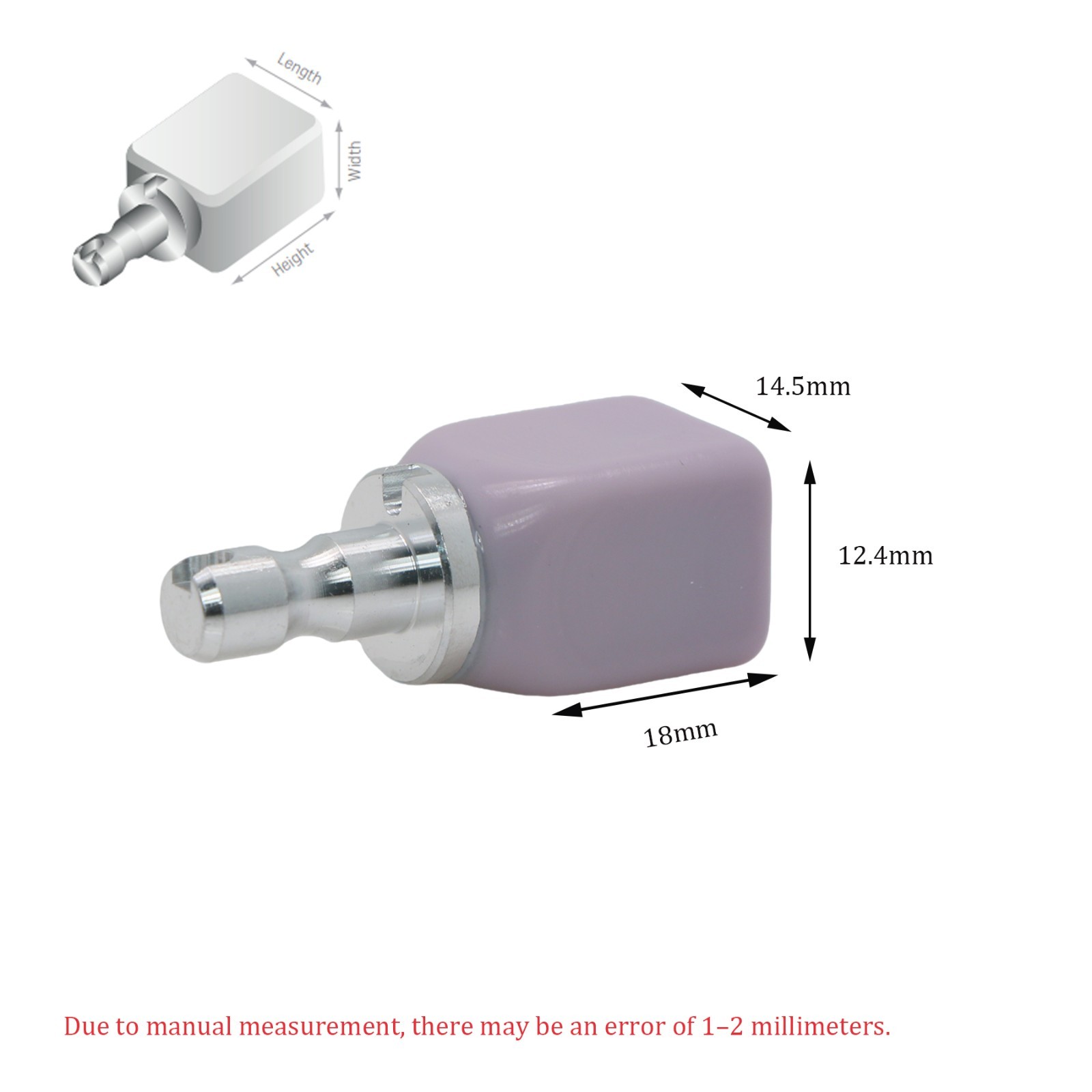 US C14 Dental IPS Emax CAD Lithium-Disilicate Milling Blocks LT For CEREC 5/Box