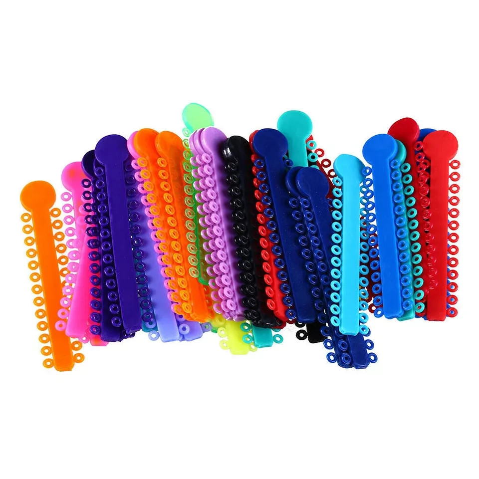 1040 Pcs Dental Orthodontic Ligature Ties Elastic Braces Rubber Bands Ligaduras