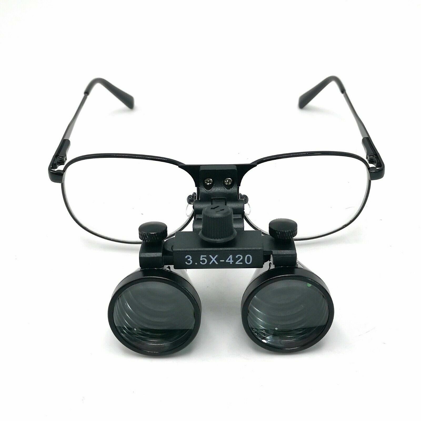 Dental Surgical Medical Binocular Loupes 3.5X Magnifier Color Black DY-104