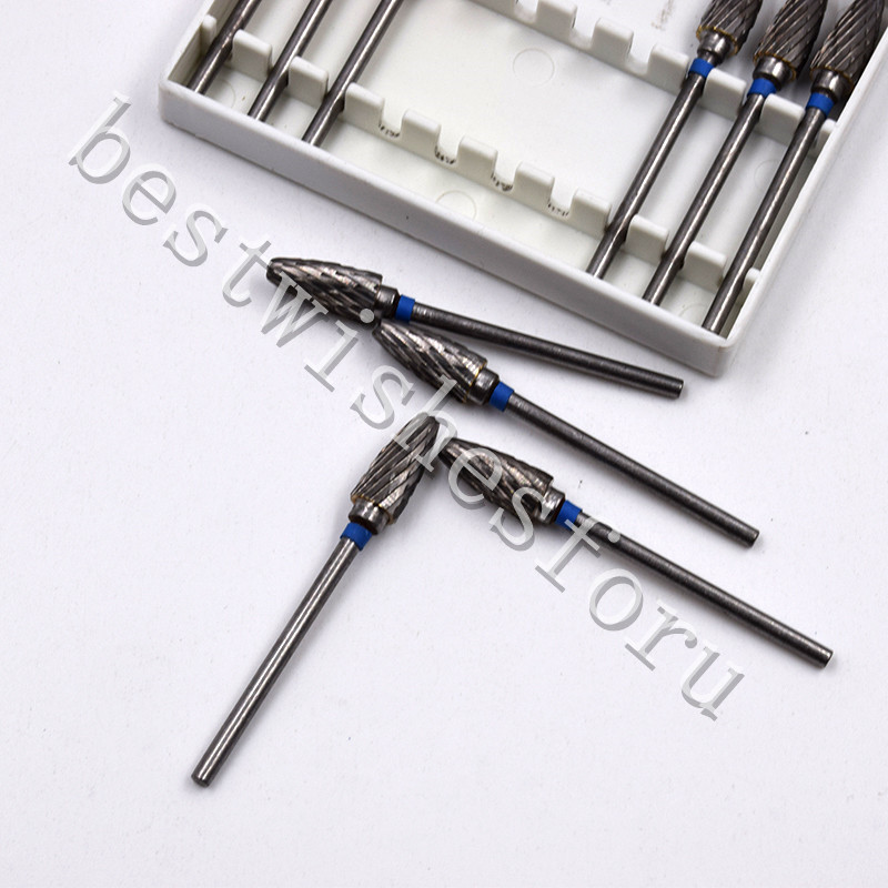 F6 2.35mm Tungsten Carbide Steel Dental Plaster Alloy Acrylic Burs Tooth Drill