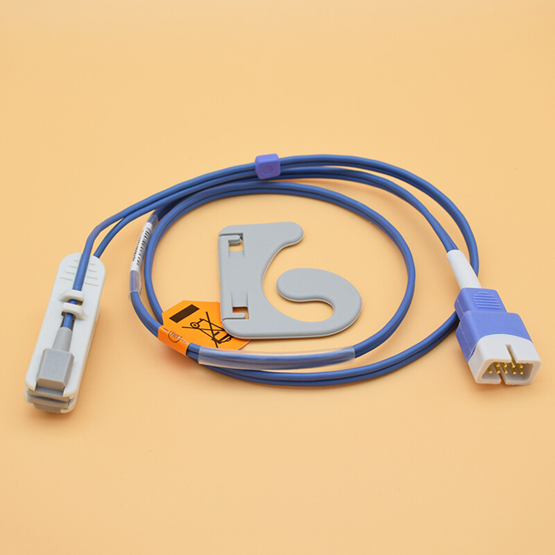 Nellcor 9pin Oximax Sensor Probe Adult Ear Clip Compatible Factory Supplier 1m