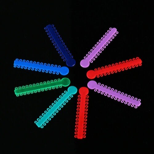 Dental Orthodontic Ligature Ties Elastics Rubber Bands /Round Niti Archwire
