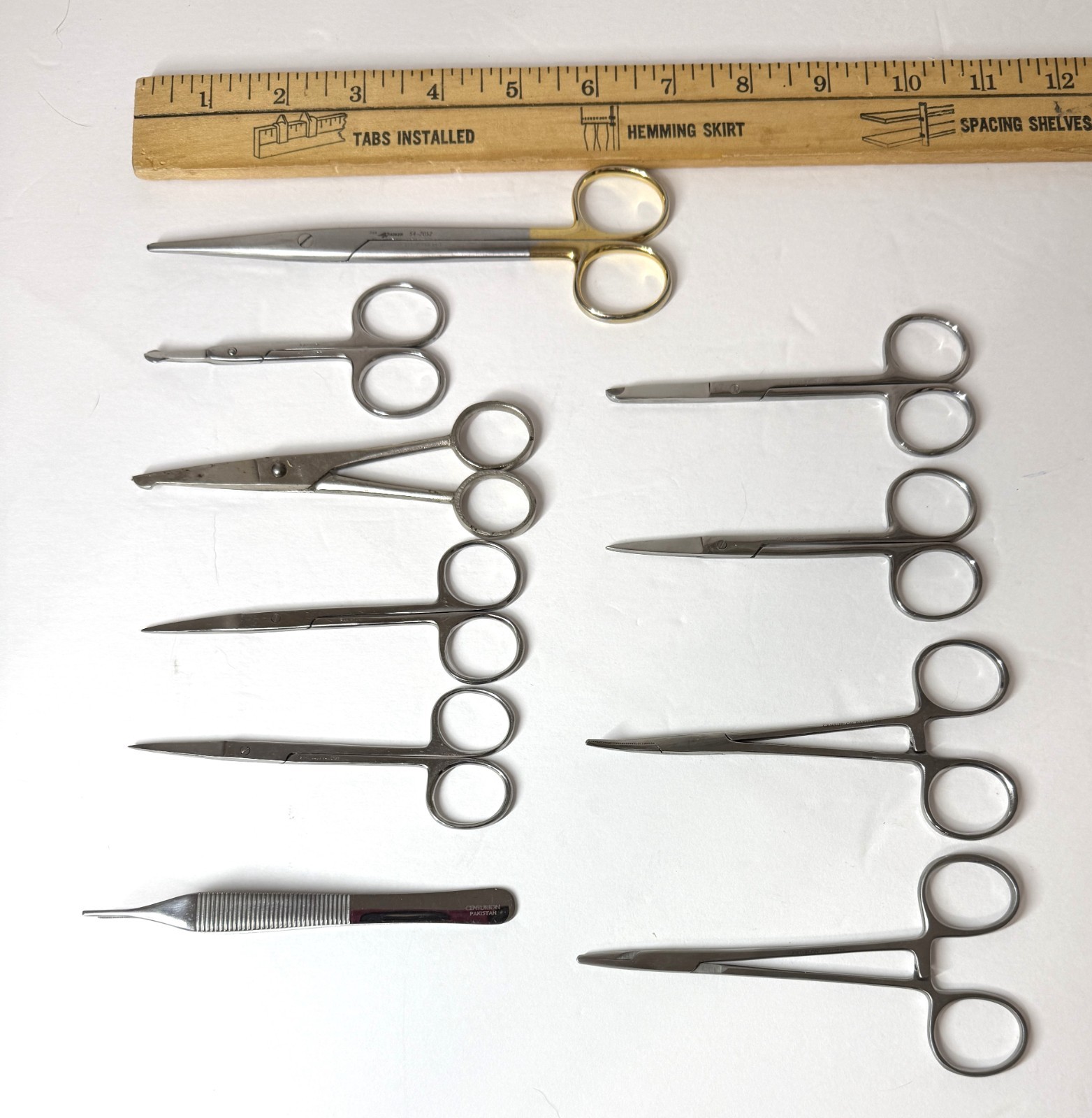 LOT of 10 Surgical Medical Grade Stainless Steel Scissors Various Sizes Pakistan