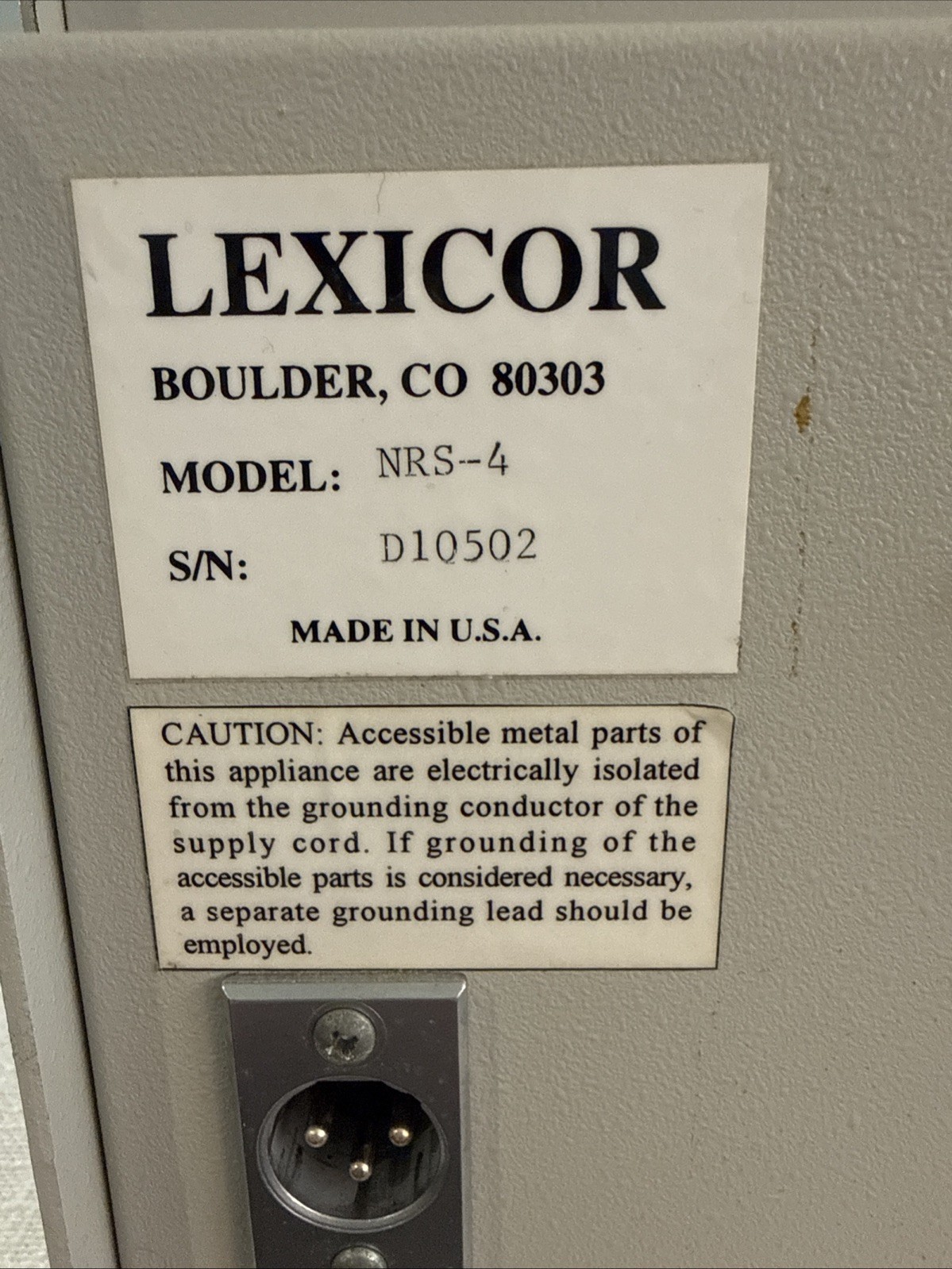 Lexicor Neurosearch-4 UNTESTED Brain Mapping System EEG No Cables NRS-4 PWR-B