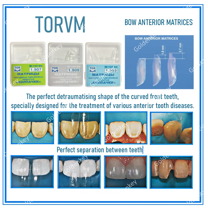 Dental Clear Matrix TOR VM Anterior Matrices Bow BT Matrices Fits Bioclear USA