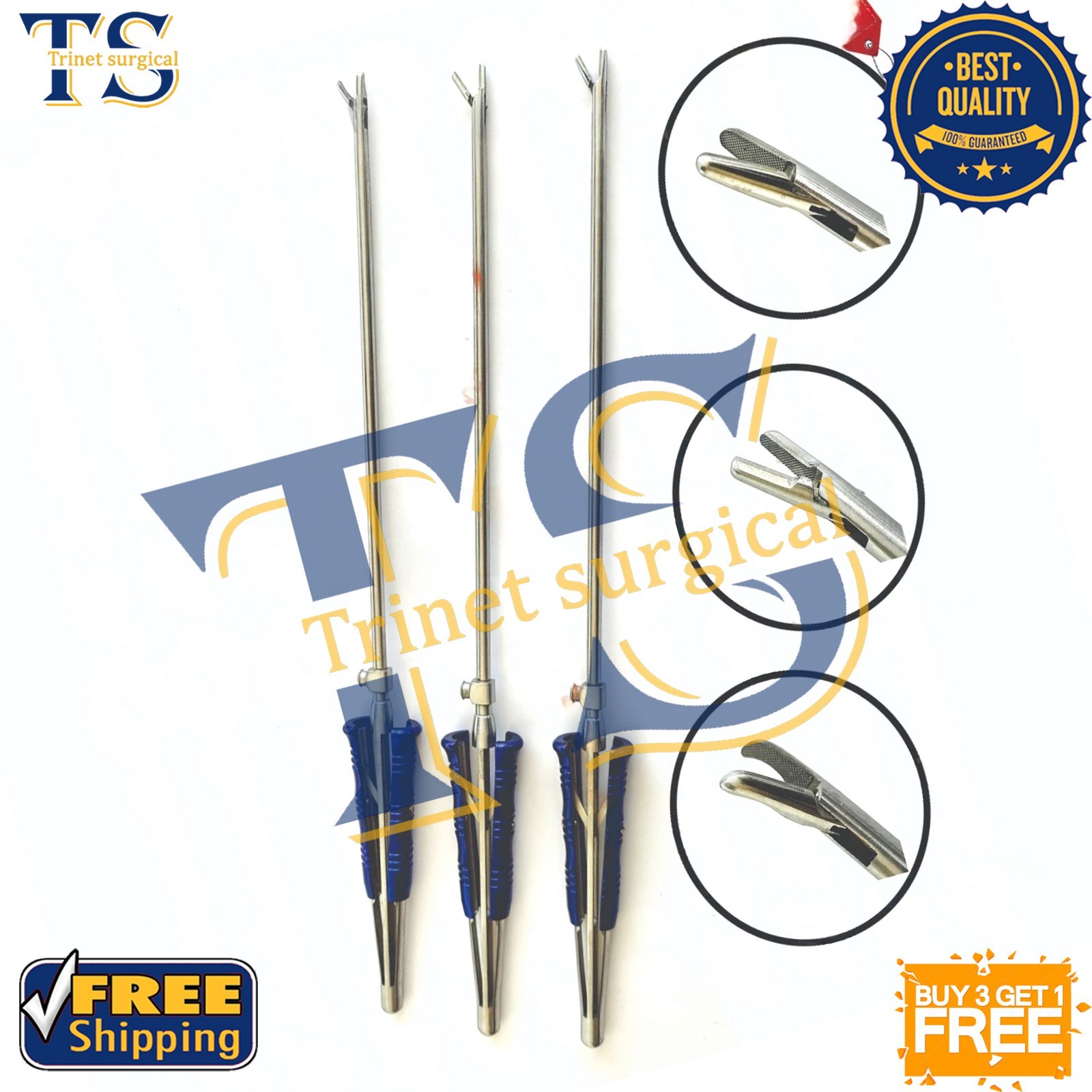 Valve XS Cardiac Surgery Needle Holder Set of 3 Pcs MIS Instruments German A+