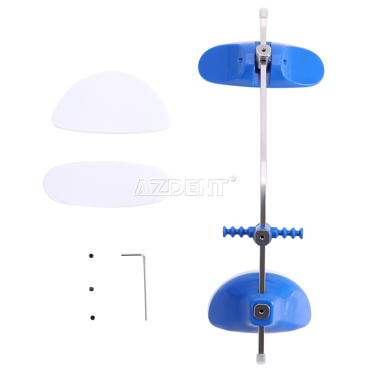 AZDENT Dental Orthodontic Forward Pull Headgear Single Lever Adjustable Blue