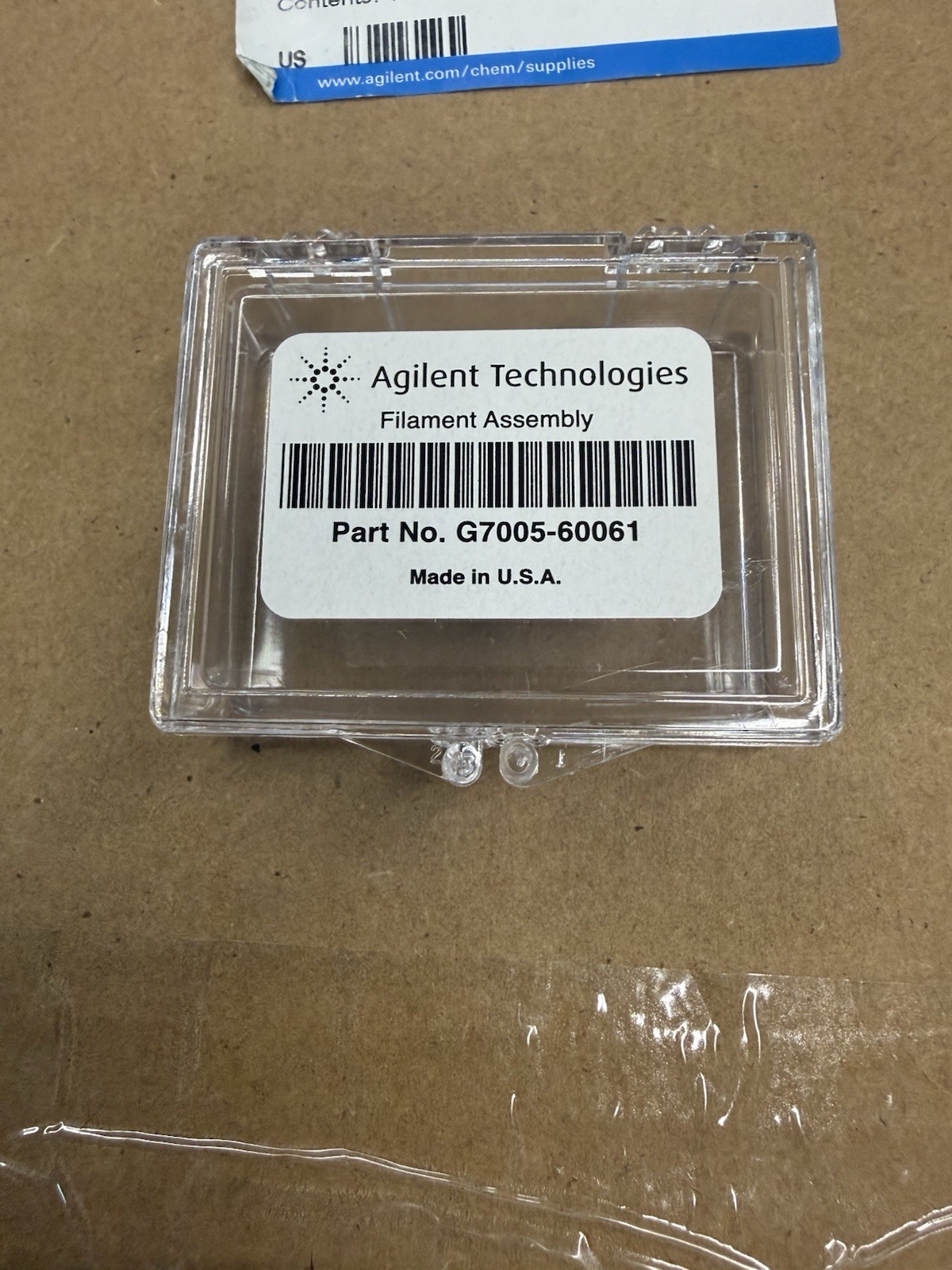 (2x) Brand New In Box AGILENT G7005-60061 High Temperature El Filament, Full Set