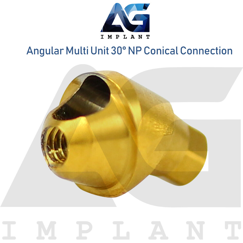 10 Angular Multi Unit Abutment 30° Conical Connection NP Plastic Set