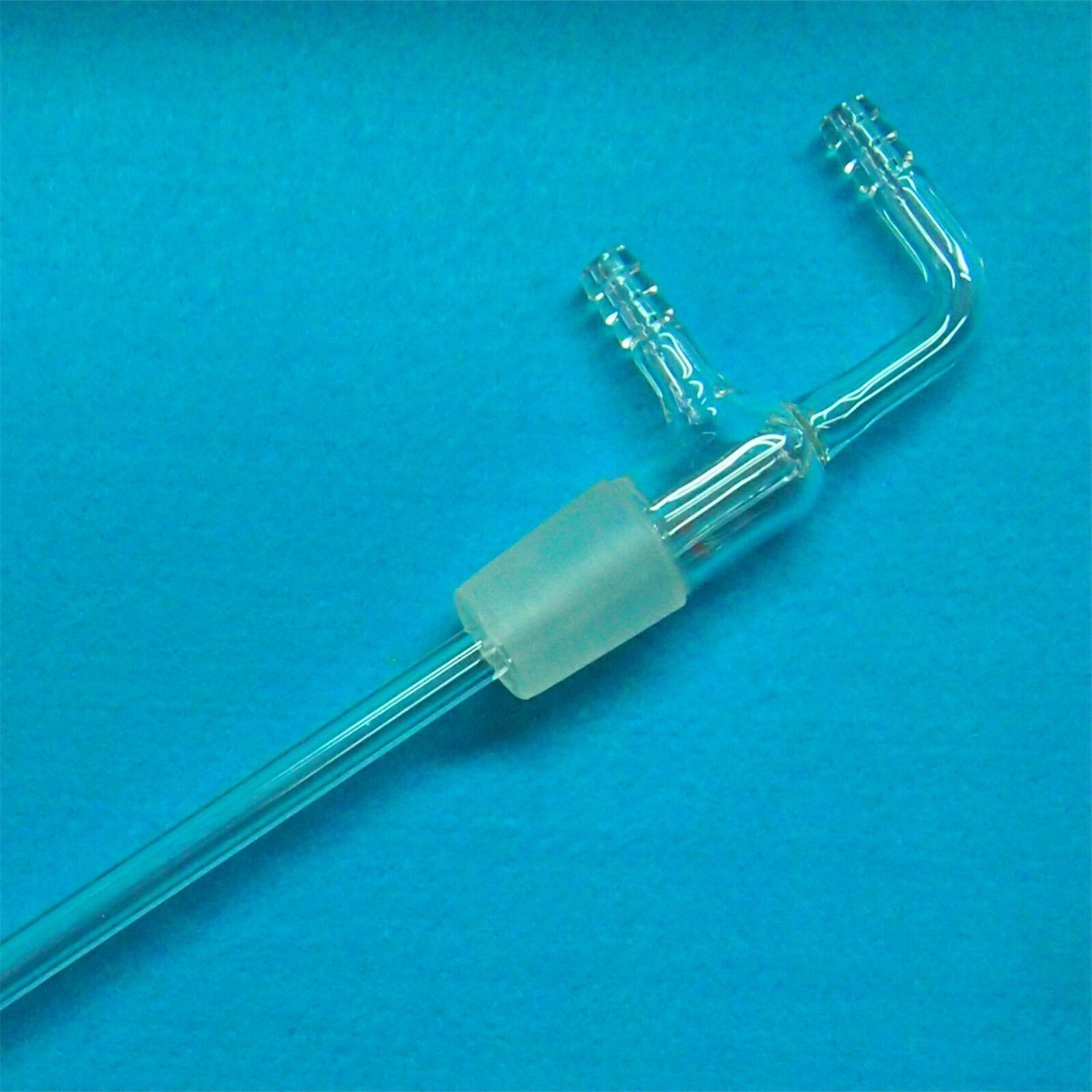 150mm 24/29 90Bend Lab Glass Long Stem Hose Inlet Adapter Vacuum Hose Connection