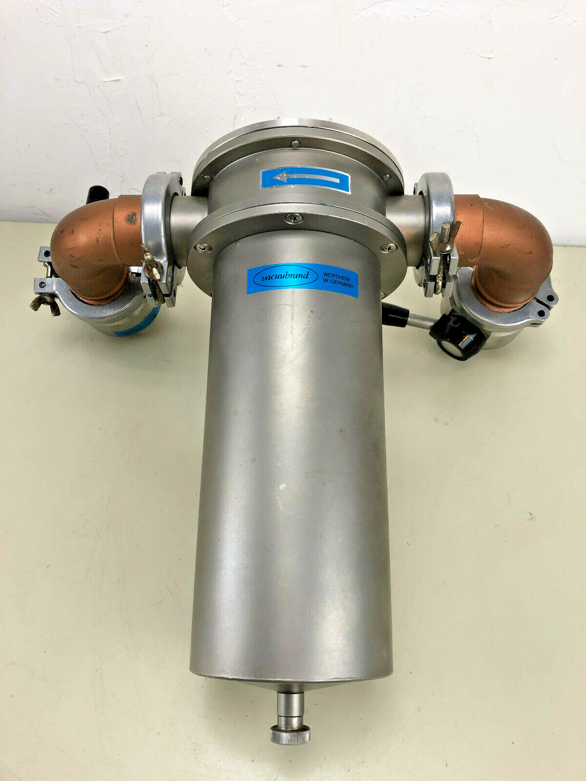Vacuubrand Cold Trap SKF H40 Assembly with 2 VS 40 Butterfly valves