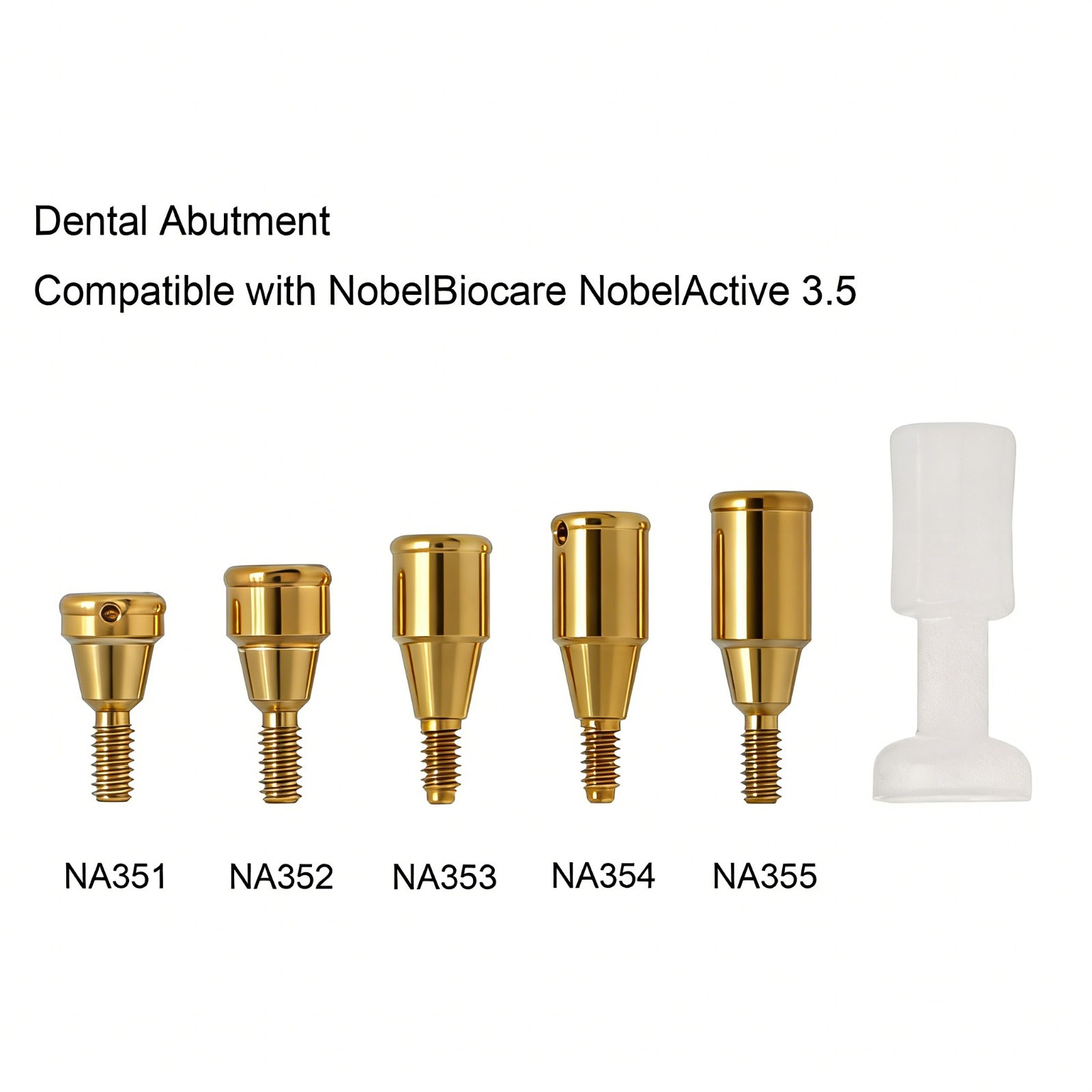 US NobelActive NP LOCATOR Abutment 3.5mm Narrow Platform Titanium Overdenture CC