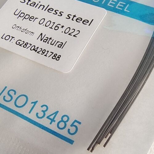 Dental Orthodontic Stainless Steel Wire Round/Rectangular Arch Wires Natural