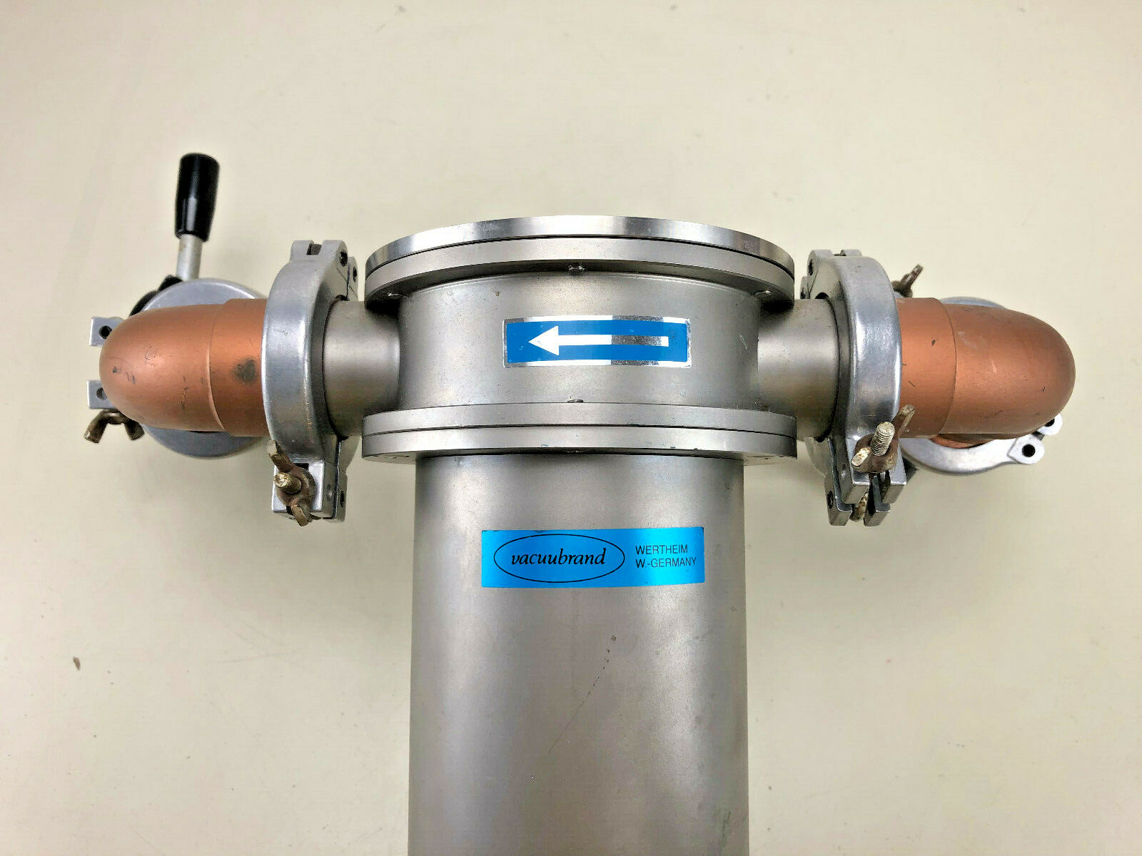 Vacuubrand Cold Trap SKF H40 Assembly with 2 VS 40 Butterfly valves