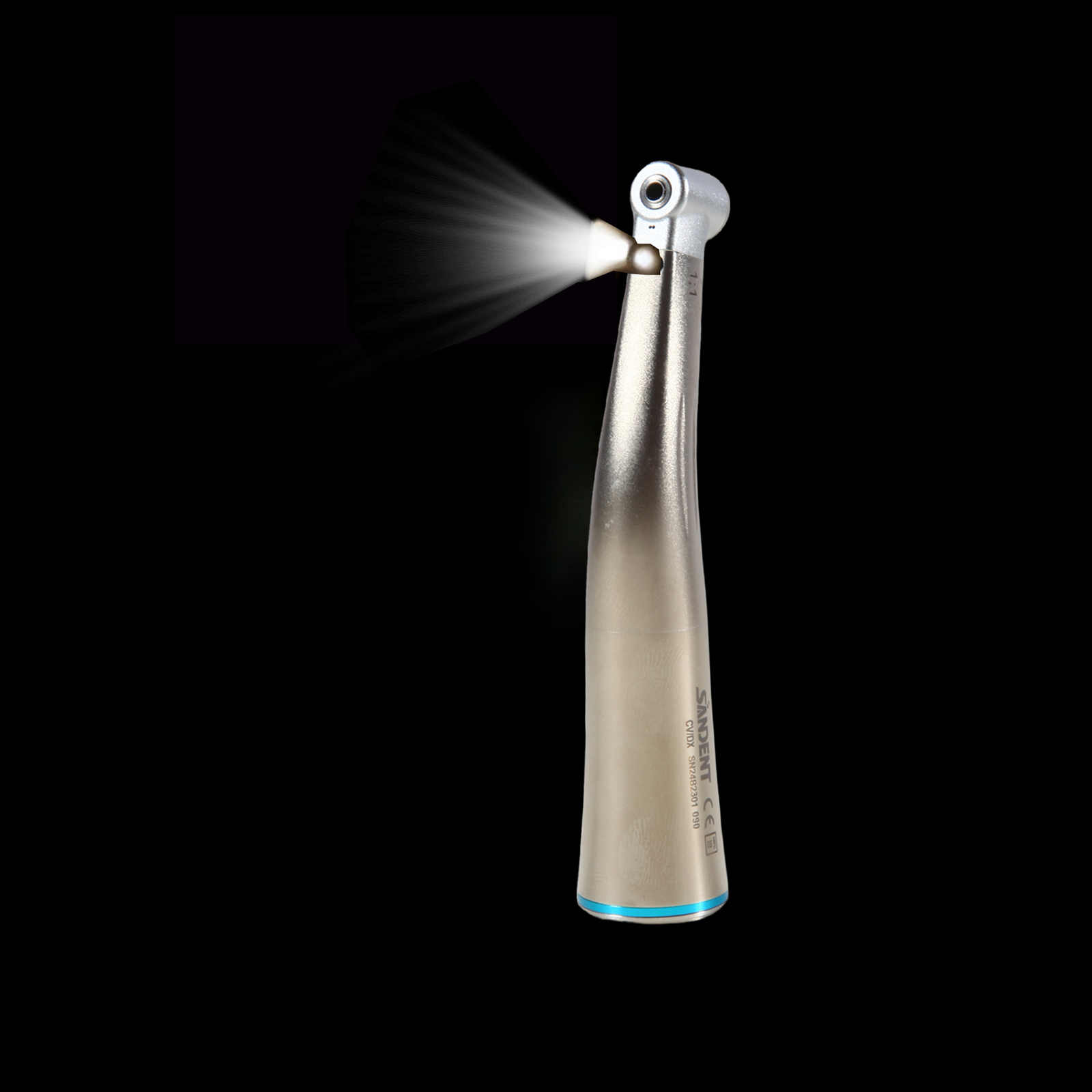 Fiber Optic LED 1:1 Contra Angle Low Speed Handpiece DS Dental