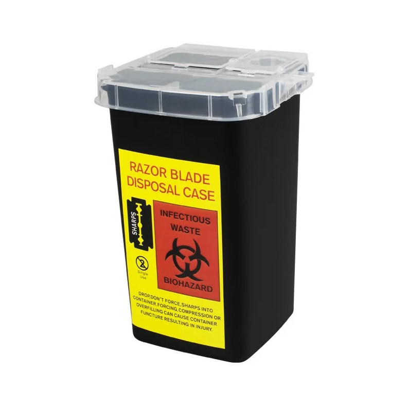 1pc Tattoo Sharps Disposal Container-Professional Waste Bin for Needles & Blades