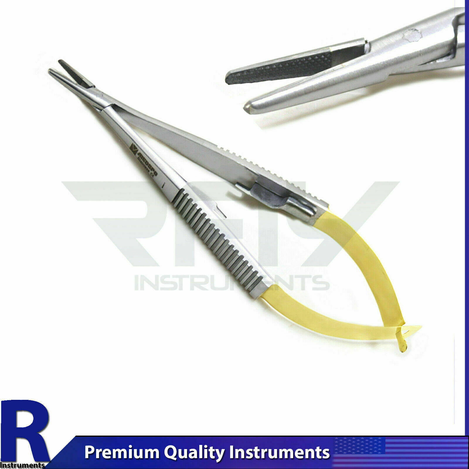 Rodent Microsurgery Scissors Surgical Castroviejo Needle Holder Tweezers Forceps
