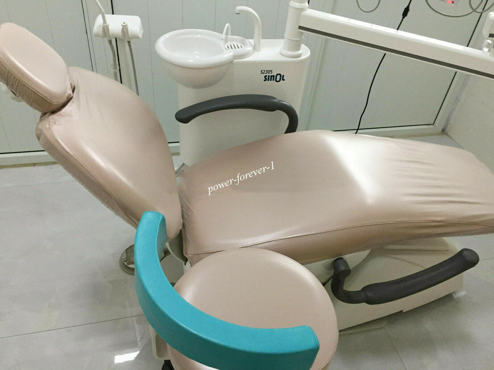 Dental Unit Chair Cover Full PU/CLOTH Dentist Stool Sleeves Waterproof 1Set