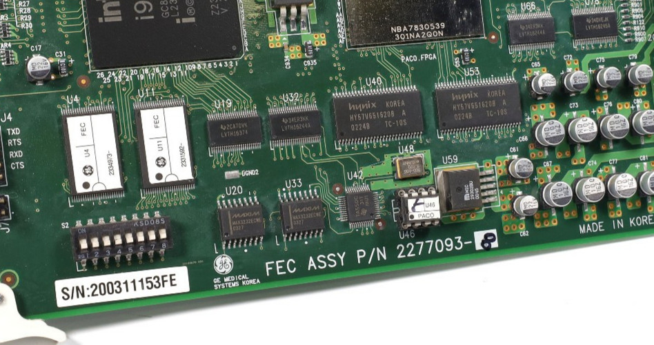 GE Logiq 5 Ultrasound System FEC Assembly Board 2277093-8 / B0433023