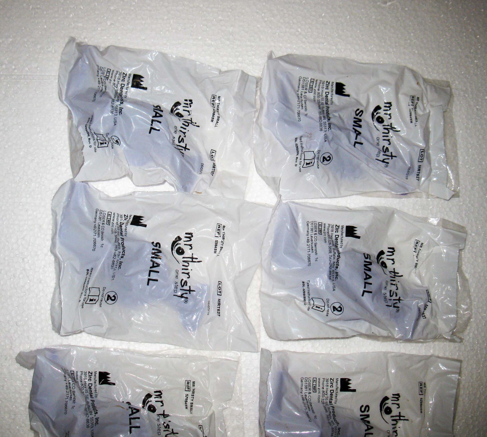 Lot 8 Zirc Mr Thirsty One Step Hands Free Isolation Dental Device SM USA Seller