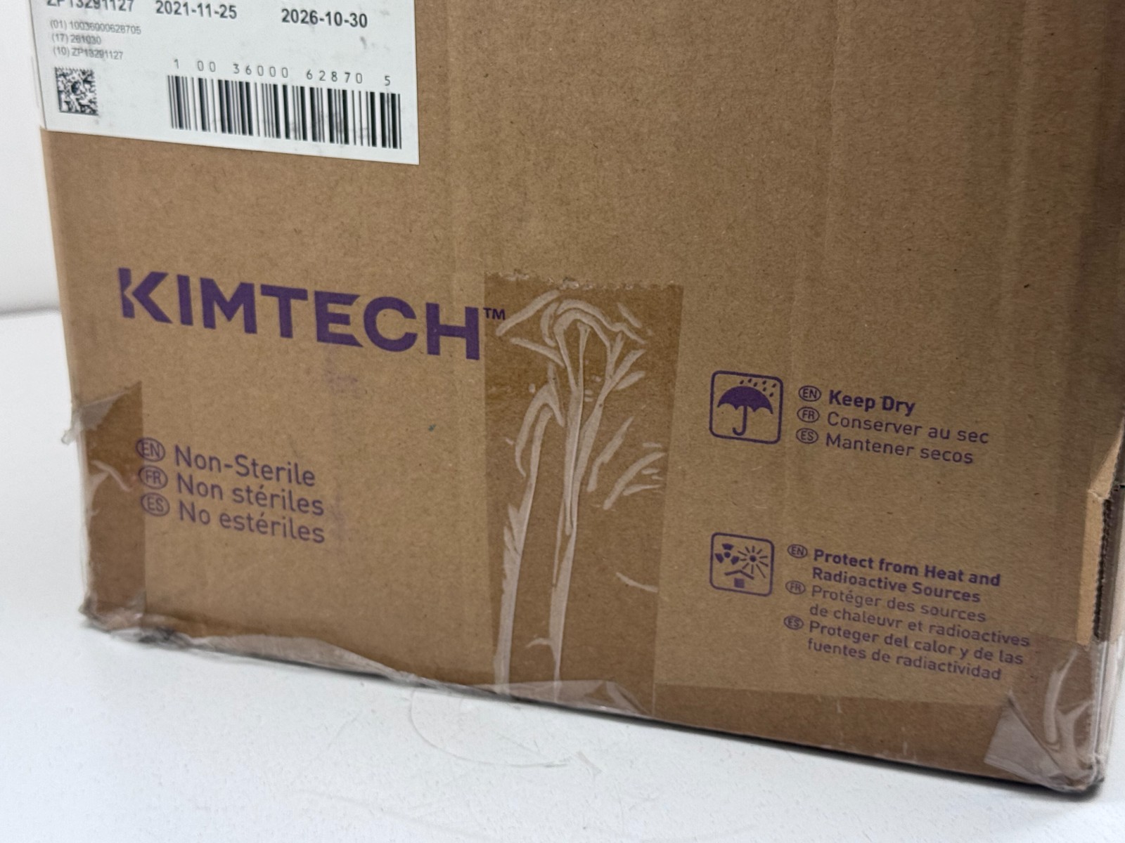 (2500/Case) Kimtech Element Blue Nitrile Powder Free Exam Glove XS Extra Small
