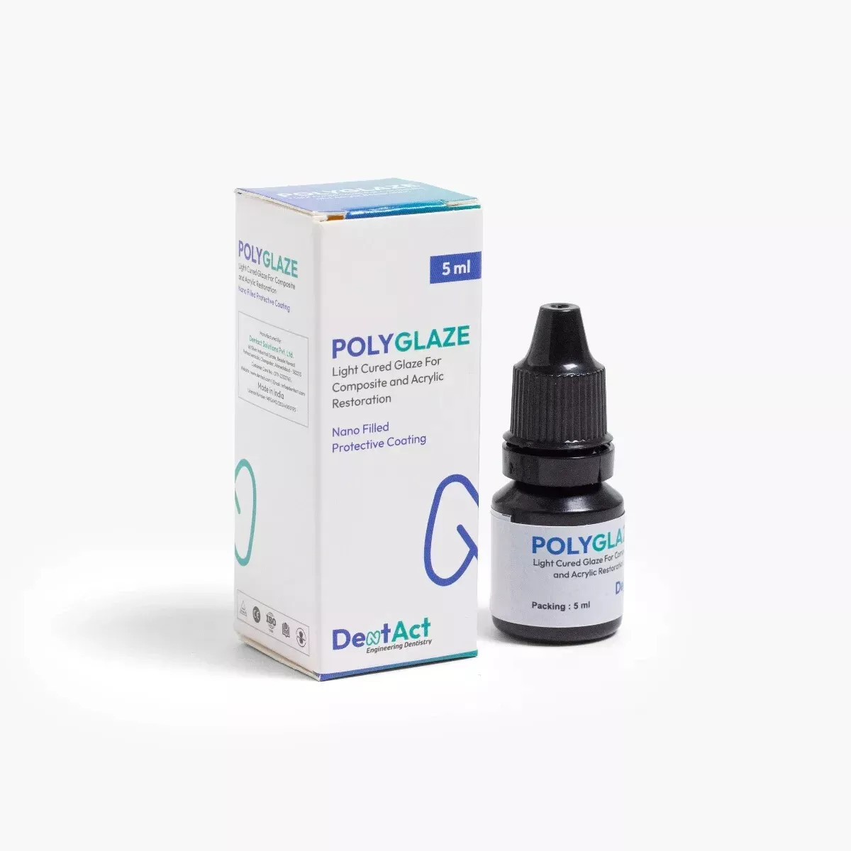 DentAct PolyGlaze Light Cured Glaze For Composite and Acrylic Restoration
