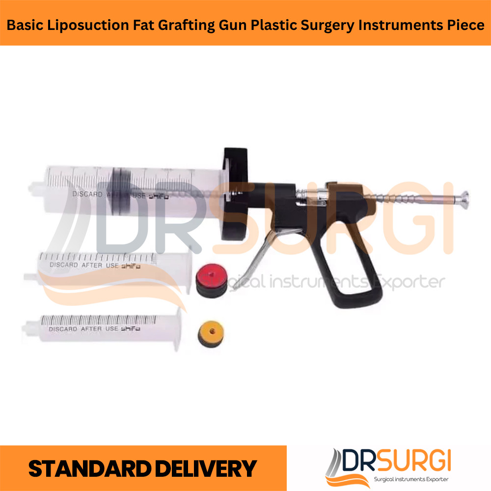 Basic Liposuction Fat Grafting Gun Plastic Surgery Instruments Piece