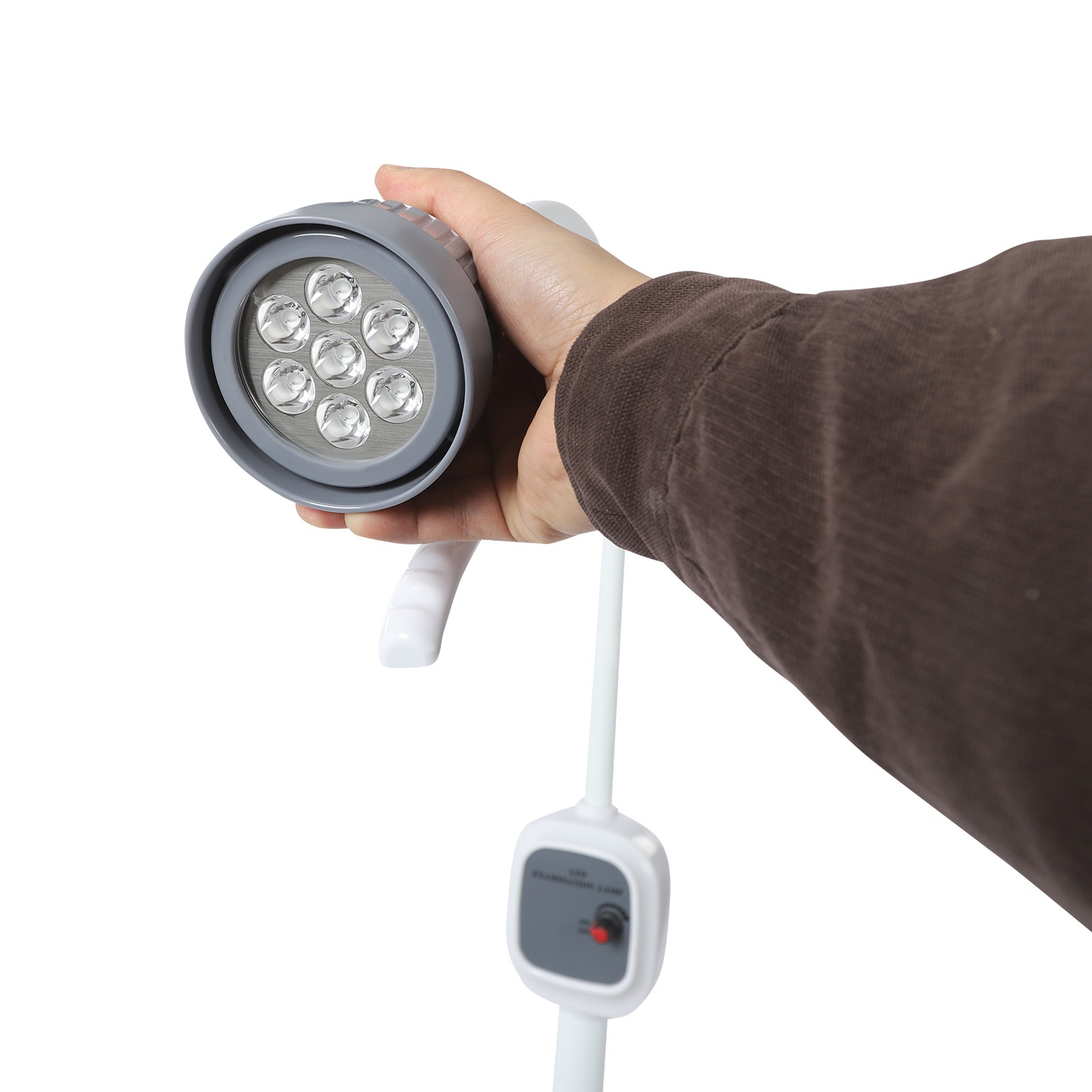 LED Surgical Examination Light Medical Exam Lamp Freestanding 5000-6000K White