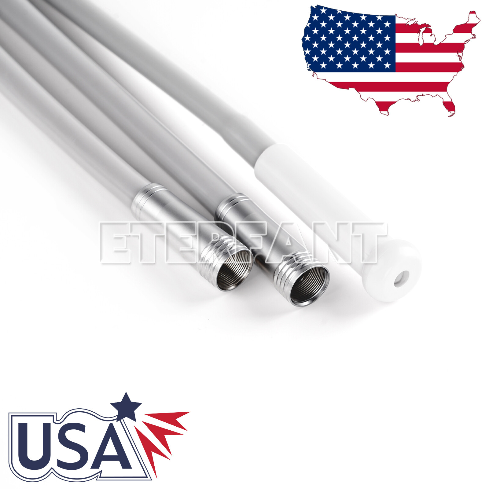 ETERFANT Portable Dental Turbine Unit Work with Air Compressor 4H+3 Way Syringe