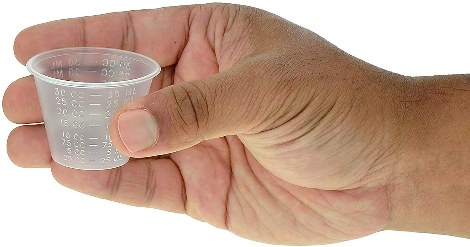 [1000 Count – 1 oz.] Perfect Stix Disposable Graduated Pack of 1000, Clear