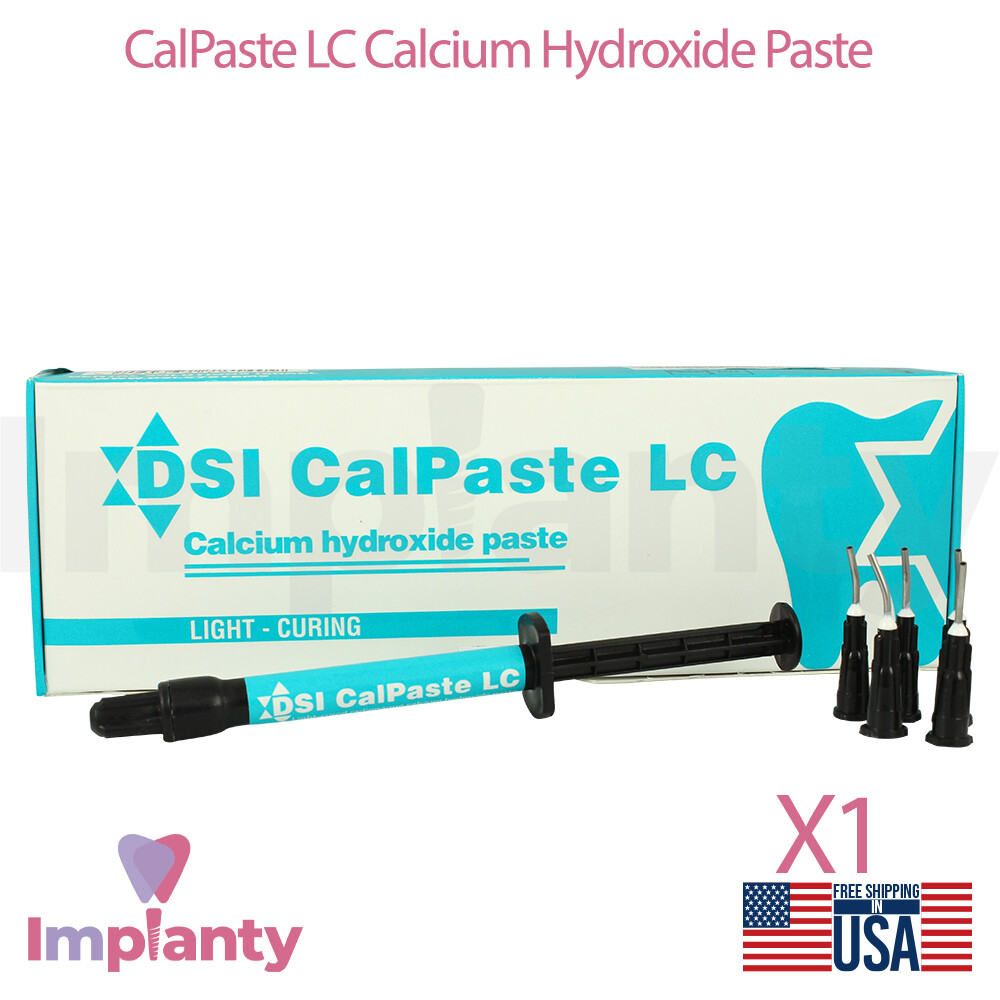 DSI Calcium Hydroxide Paste Dental Syringe 1.5g Composite Restorations