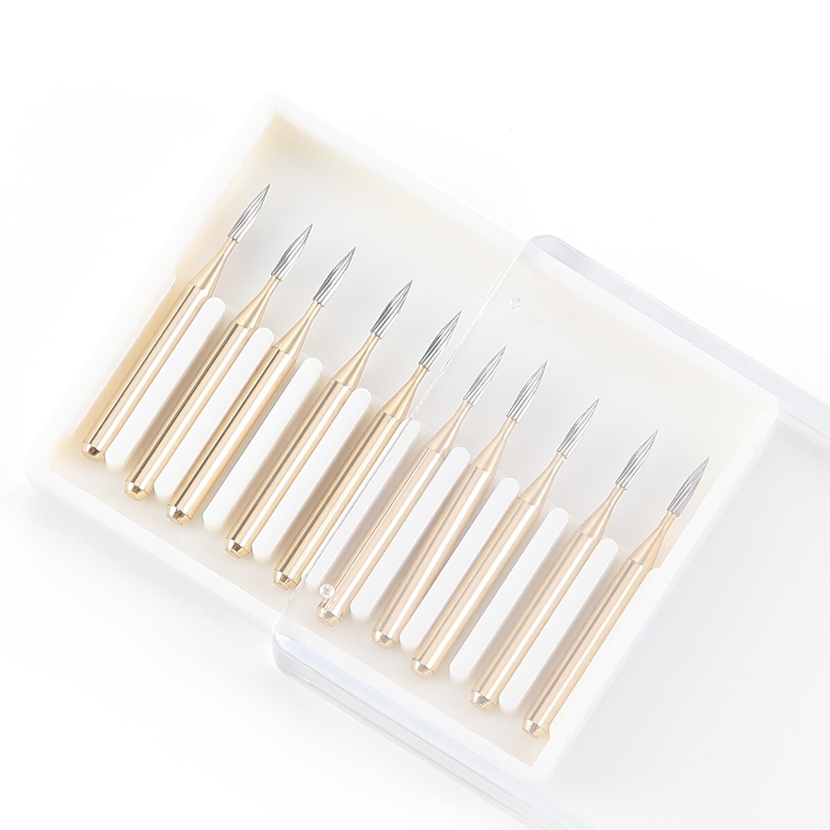 AZDENT Dental Carbide Burs FG7901 Trimming &Finishing High Speed Tungsten Drills