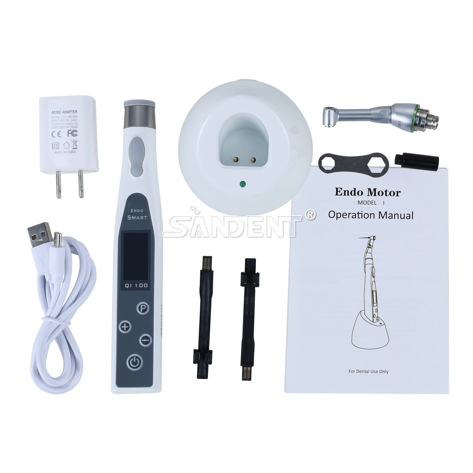 LED Dental Endo Motor 16:1 Contra Angle Root Canal Treatment Y-smart