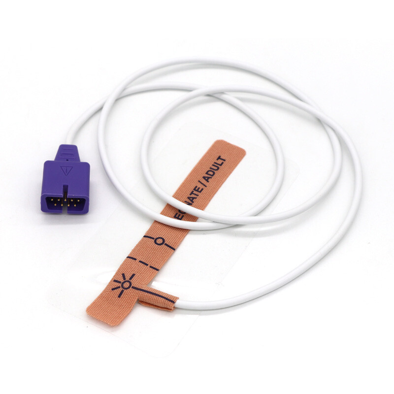 10Pcs 9Pin Disposable Neonate/Adult Oximax SpO2 Sensor Compatible for Nelcor，US