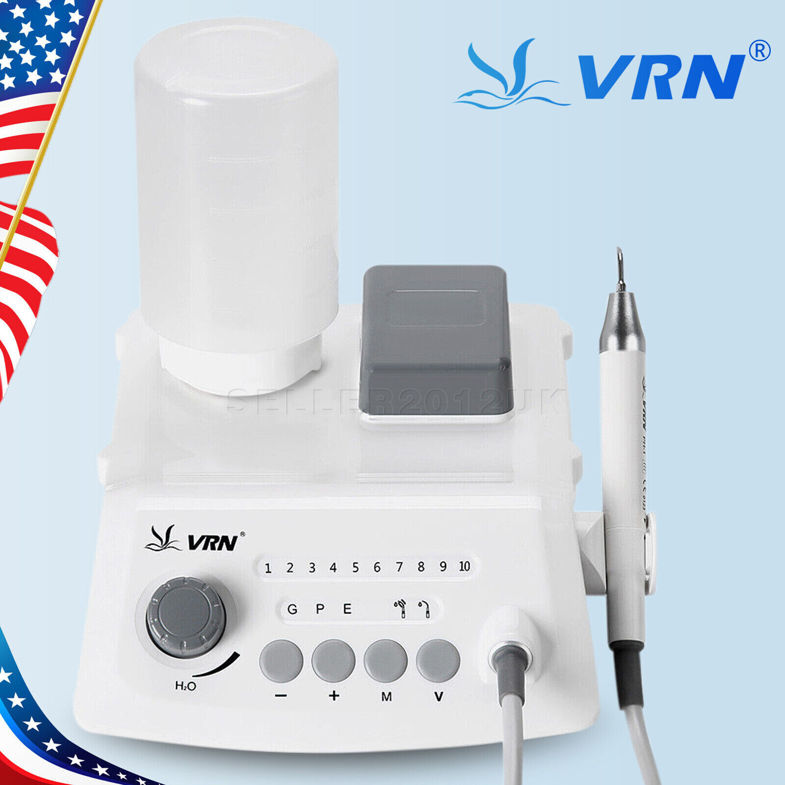 Woodpecker Style Dental LED Ultrasonic Scaler Scaling Perio Endo Handpiece+Tips
