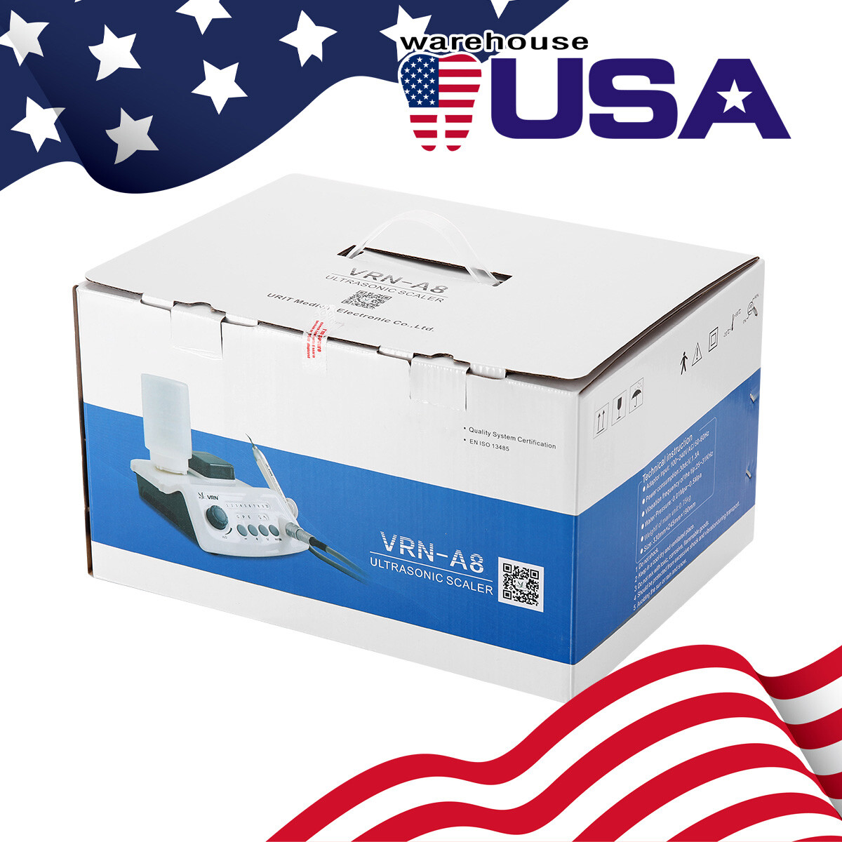 Dental Wireless Ultrasonic Scaler LED Handpiece /G1,G2,G4,P1,E1 Tips Original A8