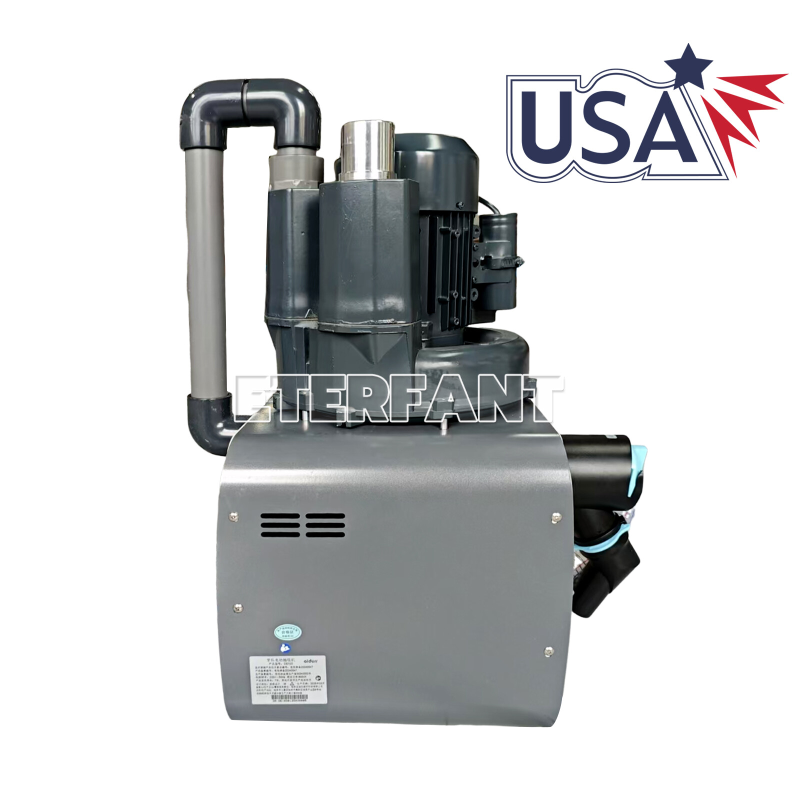 Electric Dental Suction Unit Machine Vacuum System Pump Semi-Dry Type Unit US