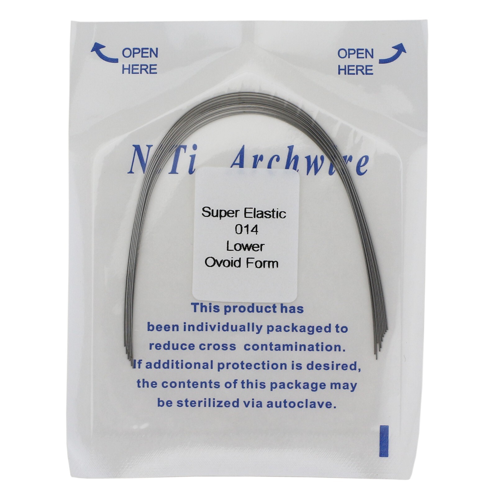arcos de ortodoncia Orthodontic Arch Wire NiTi Stainless Steel Acero Inoxidable