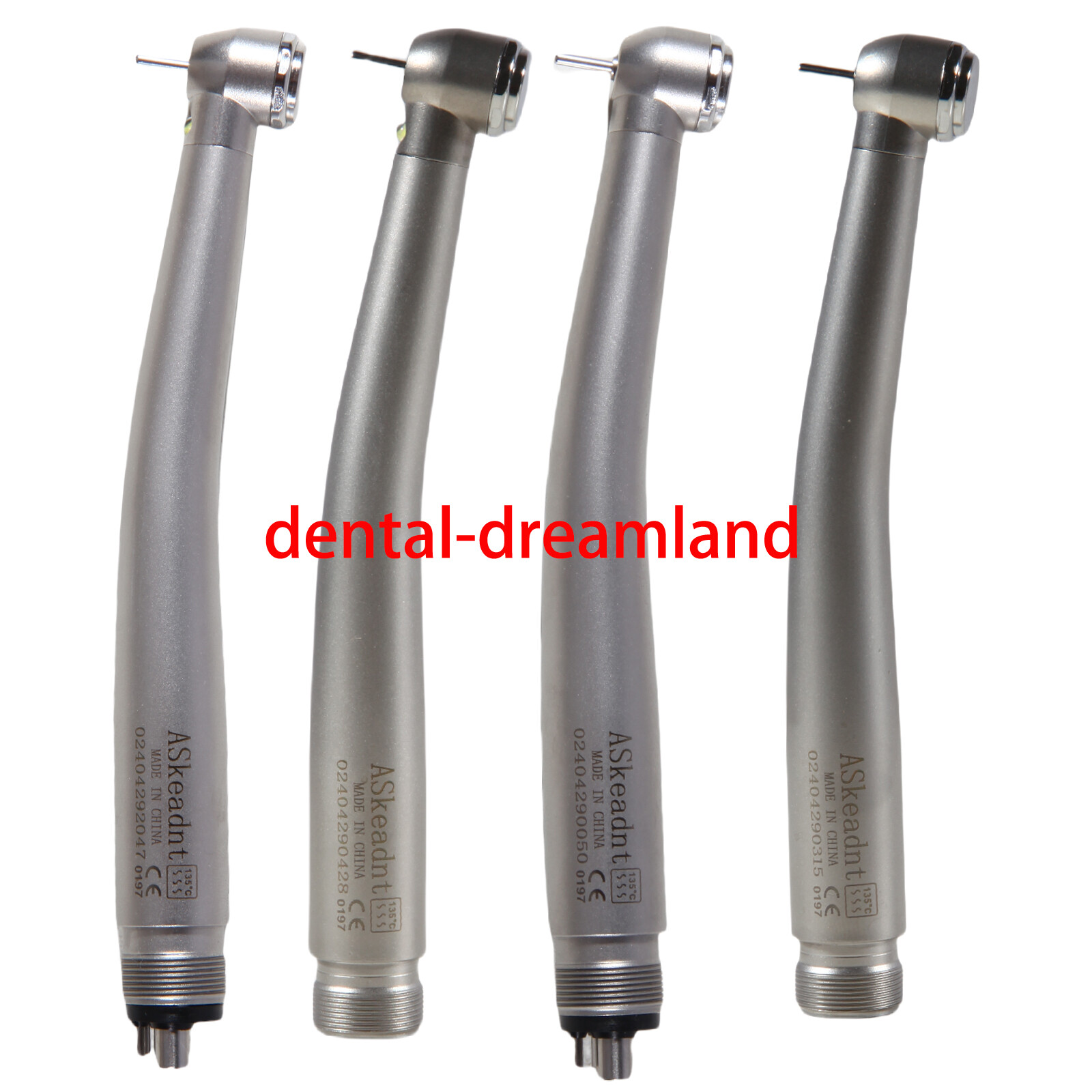 Dental (LED Optic E-generator) Handpiece High Speed Turbine 2/4Hole CE