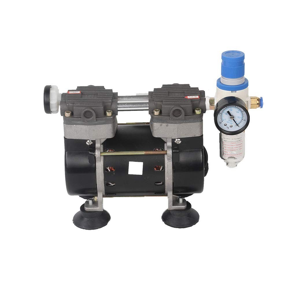 Oil Free 2-Stage Vacuum Pump 50L/min HZW-165 110V Lab Medical Pump