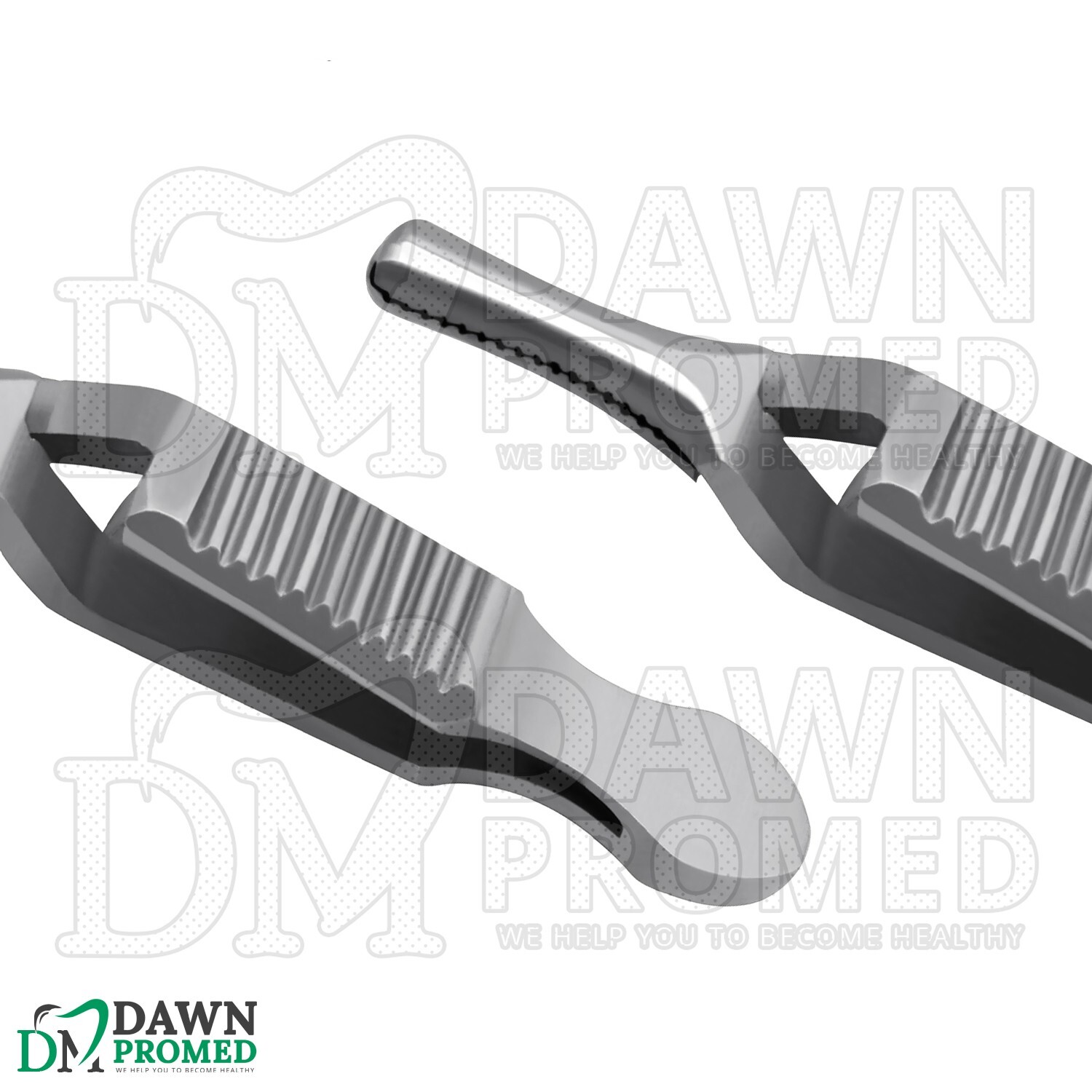 2 Pcs Debakey Bulldog Clamp 1.5″ Straight & Curved Atraumatic Forceps Set