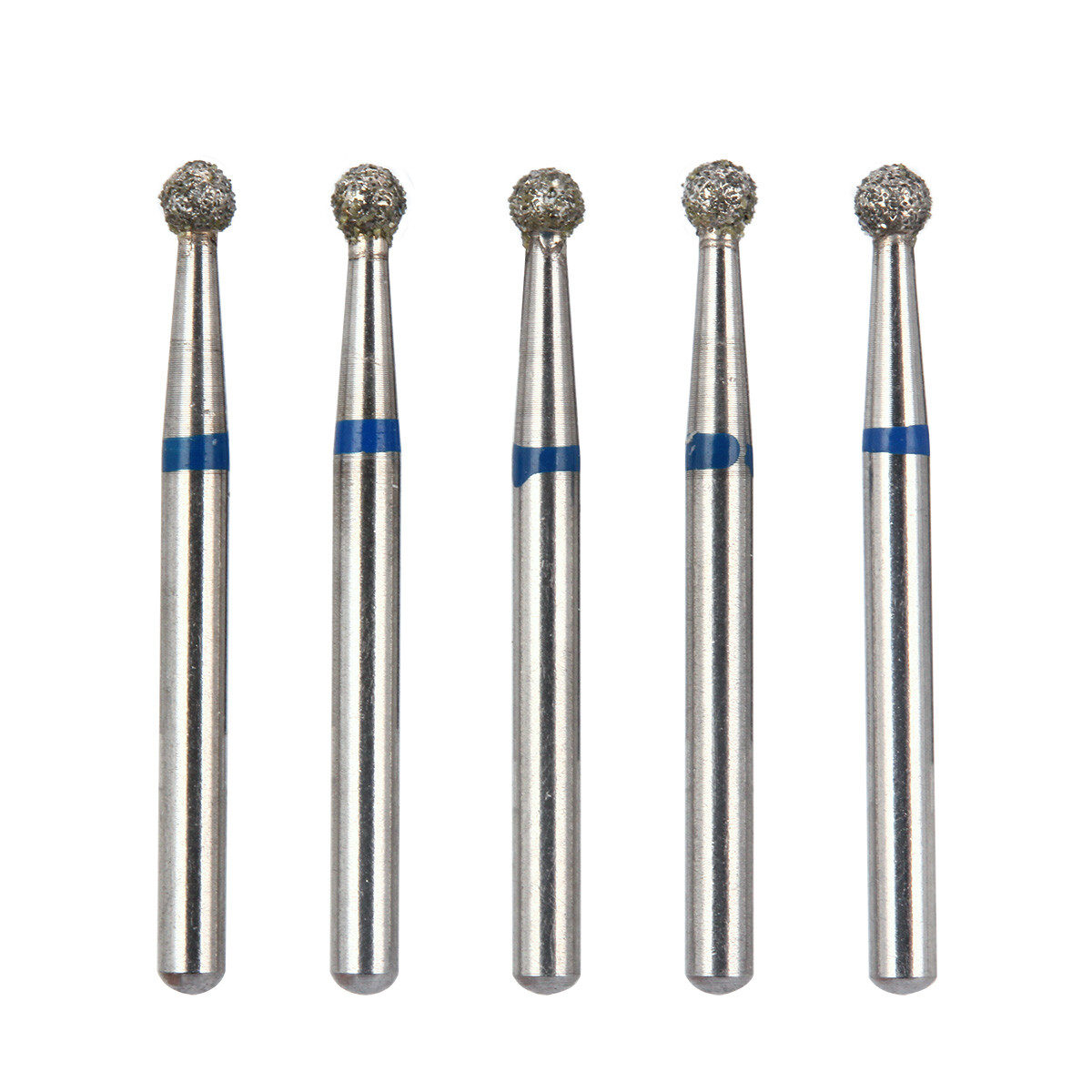 100pcs AZDENT Dental Diamond Burs For High Speed Handpiece Friction Grip 1.6mm