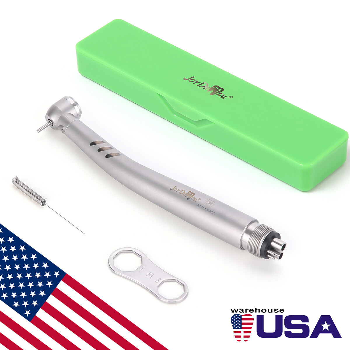 Dental Fiber Optic LED E-generator high speed handpiece Turbine 2Hole/4Hole