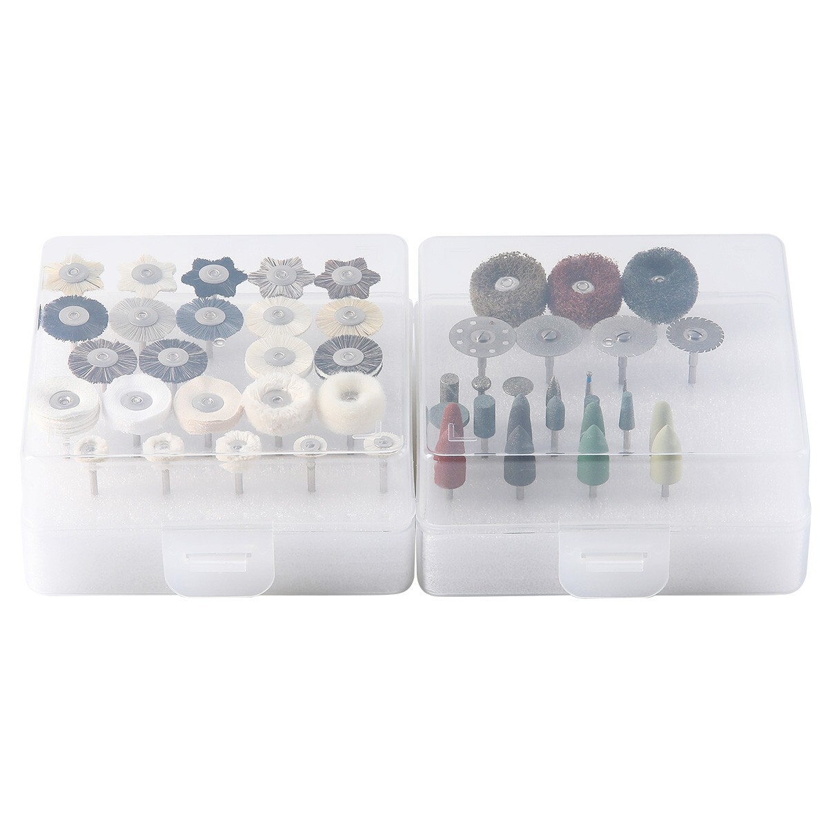 51pcs Dental Lab Polishing Burs Kit HP 2.35mm for Composite Ceramic Polishing US